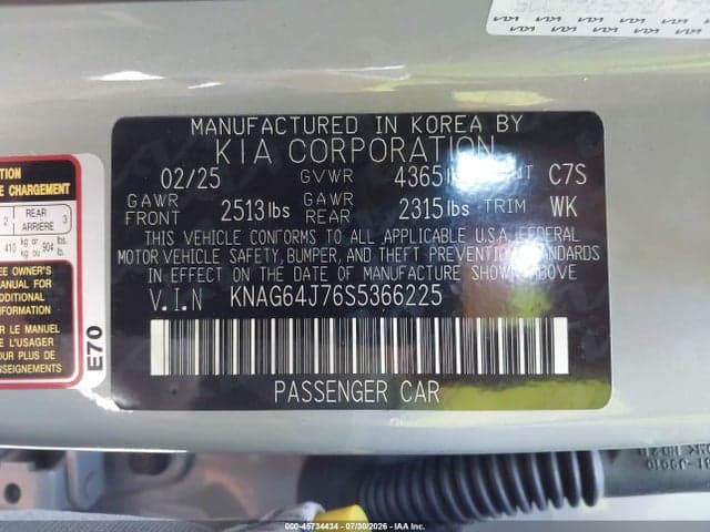 2025 KIA K5 GT-LINE 9