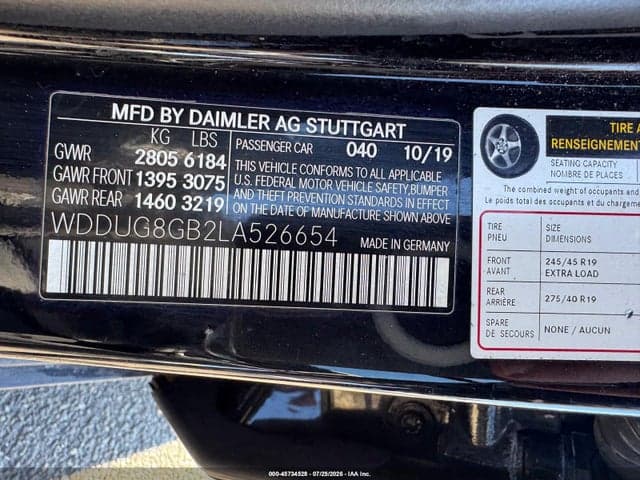 2020 MERCEDES-BENZ S 560 4MATIC 9