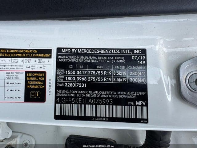 2020 MERCEDES-BENZ GLS 450 4MATIC 9