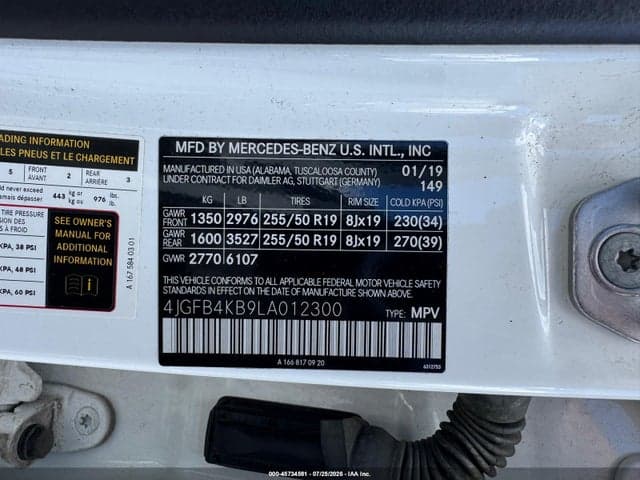 2020 MERCEDES-BENZ GLE 350 4MATIC 9