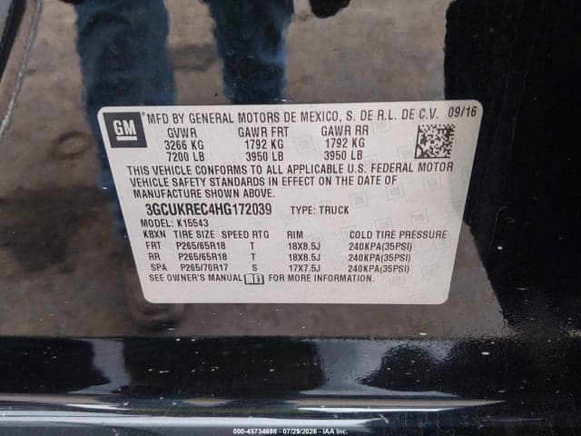 2017 CHEVROLET SILVERADO 1500 LT 9