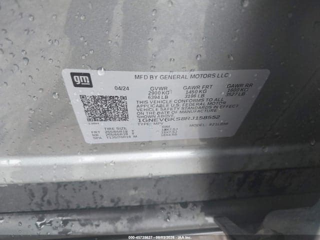 2024 CHEVROLET TRAVERSE AWD LT 9