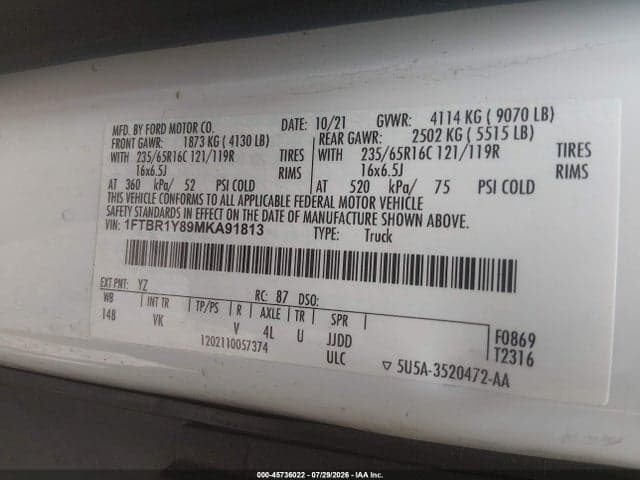 2021 FORD TRANSIT-250 9