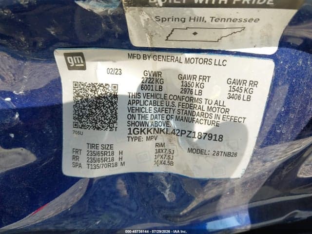 2023 GMC ACADIA FWD SLE 9