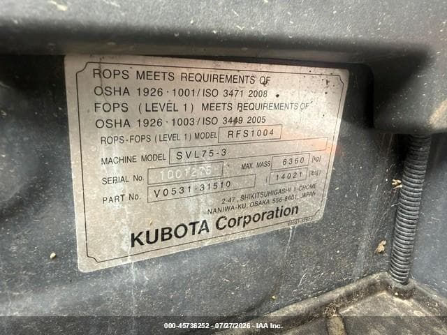 2025 KUBOTA SVL 75-3 9