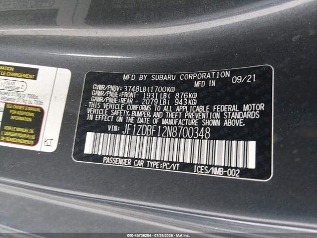 2022 SUBARU BRZ LIMITED 9