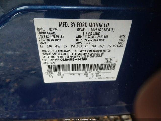 2024 FORD EDGE SEL 9