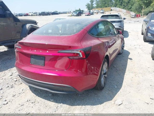 2025 TESLA MODEL 3 LONG RANGE REAR-WHEEL DRIVE/STANDARD REAR-WHEEL DRIVE 4