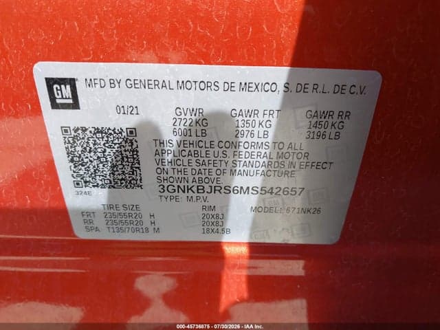 2021 CHEVROLET BLAZER AWD 3LT 9