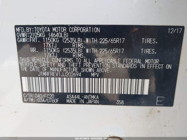 2018 TOYOTA RAV4 XLE 21