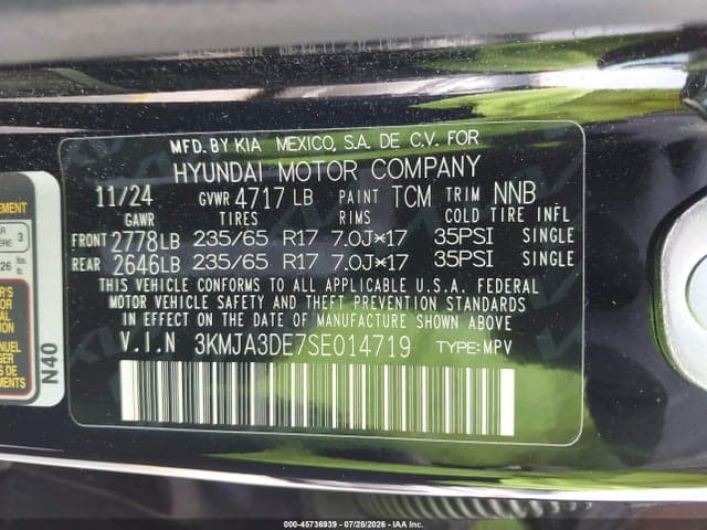 2025 HYUNDAI TUCSON SE 9