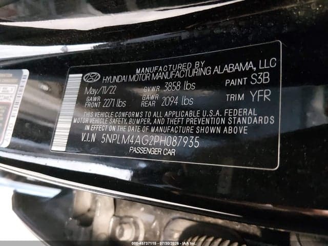 2023 HYUNDAI ELANTRA SEL 9