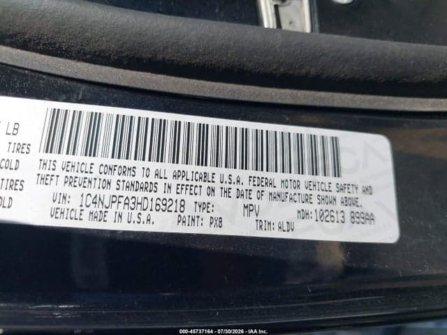 2017 JEEP PATRIOT HIGH ALTITUDE 9