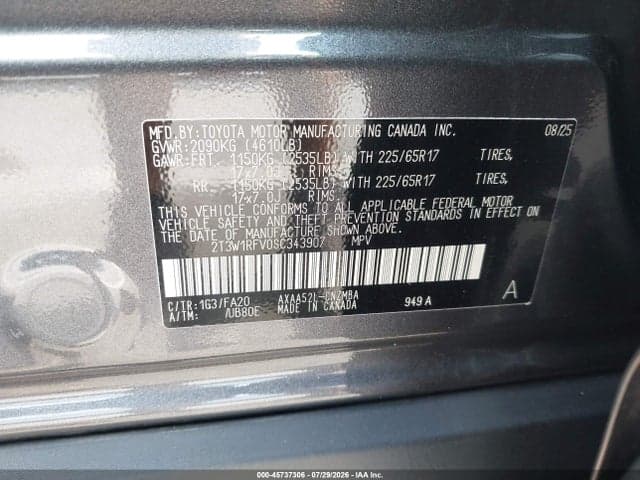 2025 TOYOTA RAV4 XLE 9