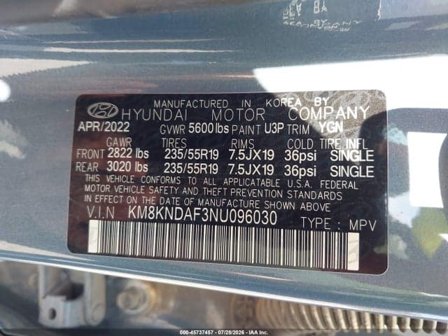 2022 HYUNDAI IONIQ 5 SEL 9