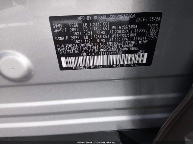 2026 SUBARU FORESTER TOURING 9