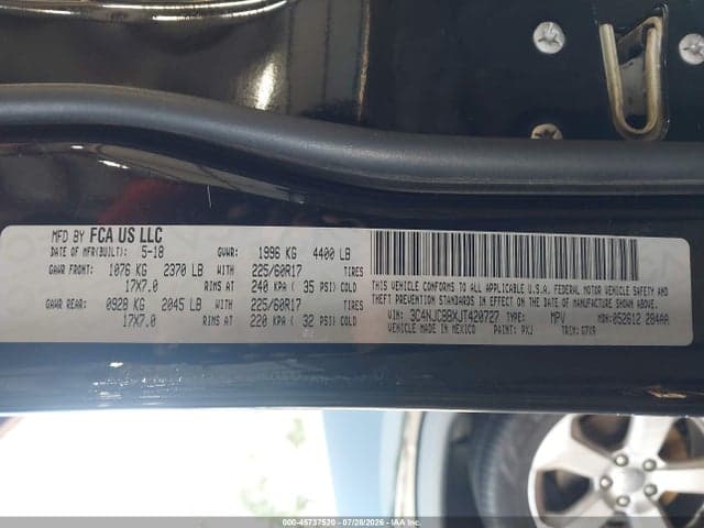 2018 JEEP COMPASS LATITUDE FWD 9