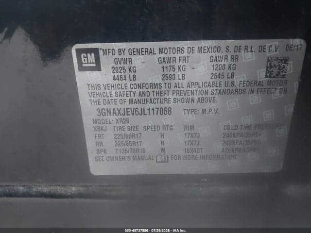 2018 CHEVROLET EQUINOX LT 9
