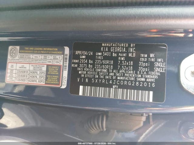 2024 KIA SORENTO S 9