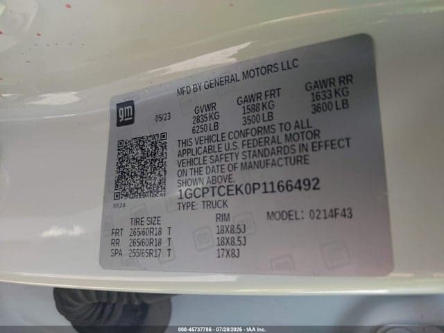 2023 CHEVROLET COLORADO 4WD SHORT BOX LT 9