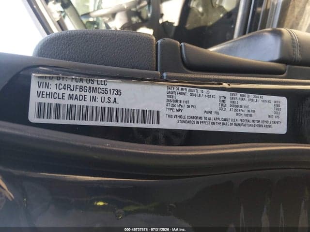 2021 JEEP GRAND CHEROKEE LIMITED 4X4 9