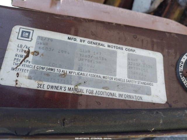 1979 GMC VANDURA 9