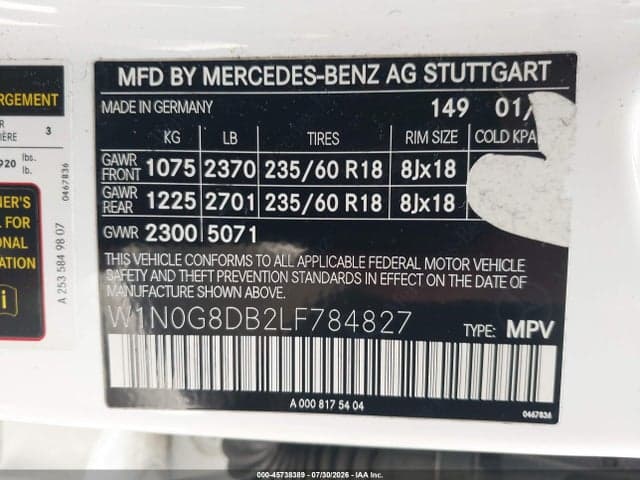 2020 MERCEDES-BENZ GLC 300 9