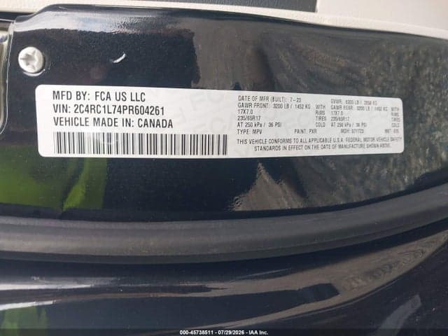 2023 CHRYSLER PACIFICA HYBRID TOURING L 9