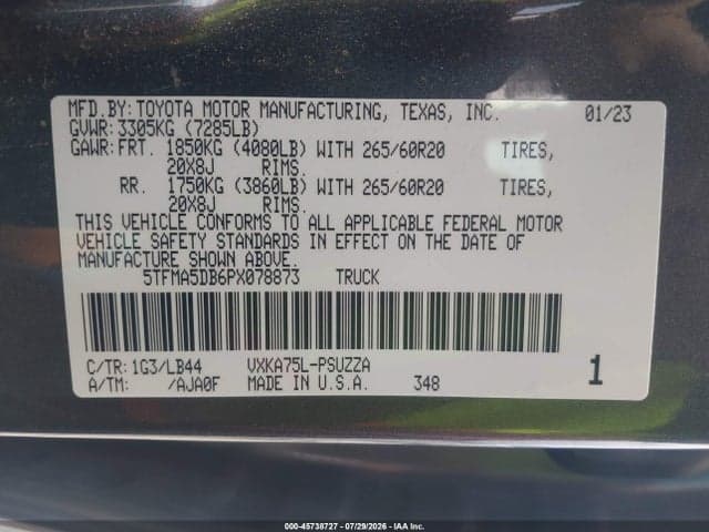 2023 TOYOTA TUNDRA 1794 EDITION 9