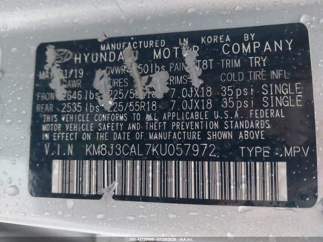 2019 HYUNDAI TUCSON ULTIMATE 9