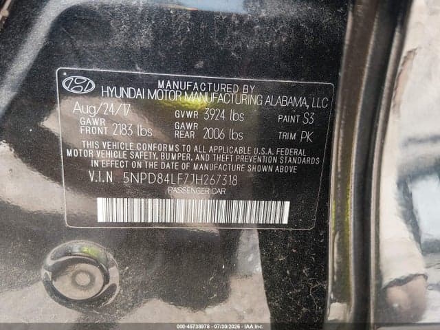 2018 HYUNDAI ELANTRA VALUE EDITION 9