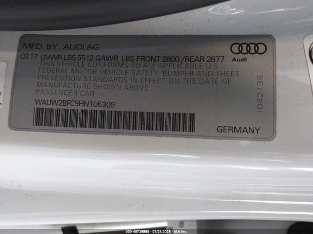 2017 AUDI A7 PREMIUM PLUS 9