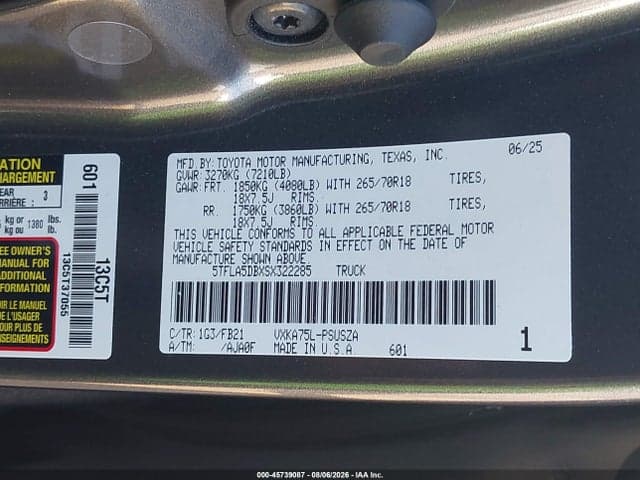 2025 TOYOTA TUNDRA SR5 9
