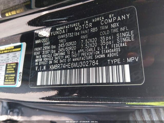 2021 HYUNDAI PALISADE CALLIGRAPHY 9