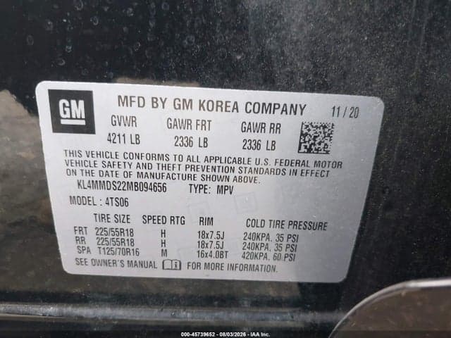 2021 BUICK ENCORE GX FWD SELECT 9