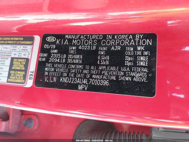 2020 KIA SOUL LX 9