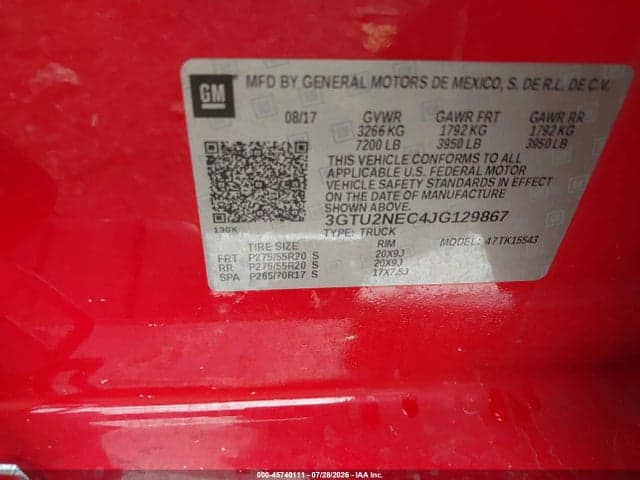 2018 GMC SIERRA 1500 SLT 9