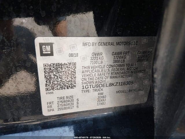 2019 GMC SIERRA 1500 SLT 9