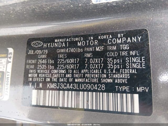 2020 HYUNDAI TUCSON VALUE 9