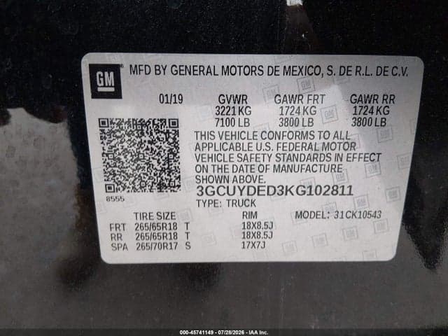 2019 CHEVROLET SILVERADO 1500 LT 9