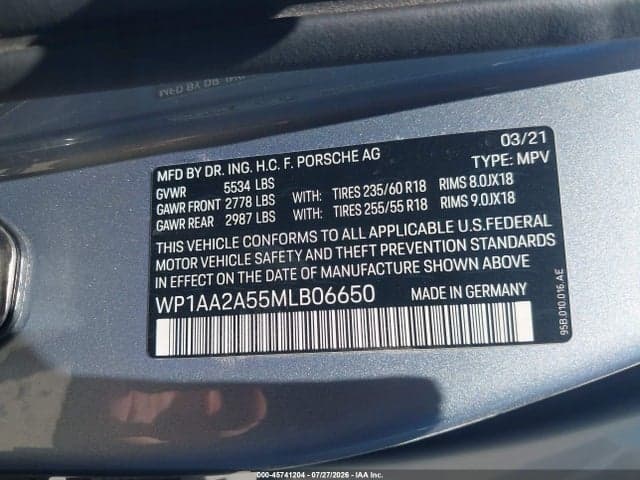 2021 PORSCHE MACAN 9