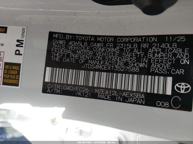 2026 TOYOTA COROLLA SE 9