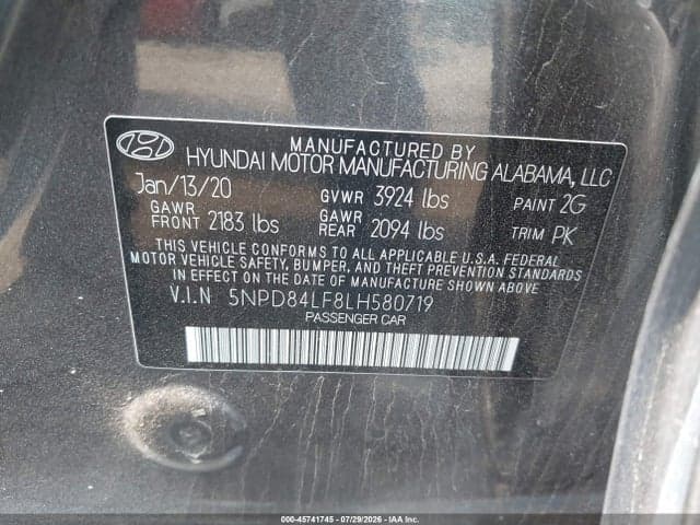 2020 HYUNDAI ELANTRA SEL 9