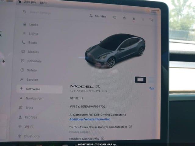 2021 TESLA MODEL 3 STANDARD RANGE PLUS REAR-WHEEL DRIVE 7
