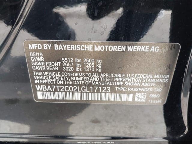 2020 BMW 740I 9