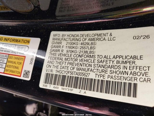 2026 HONDA ACCORD HYBRID SPORT 9