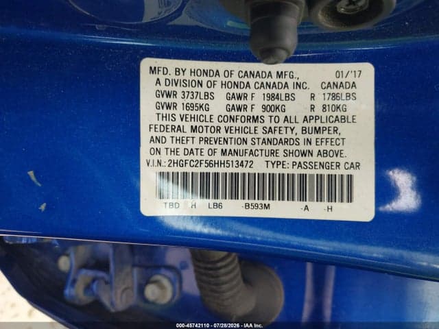 2017 HONDA CIVIC LX 9