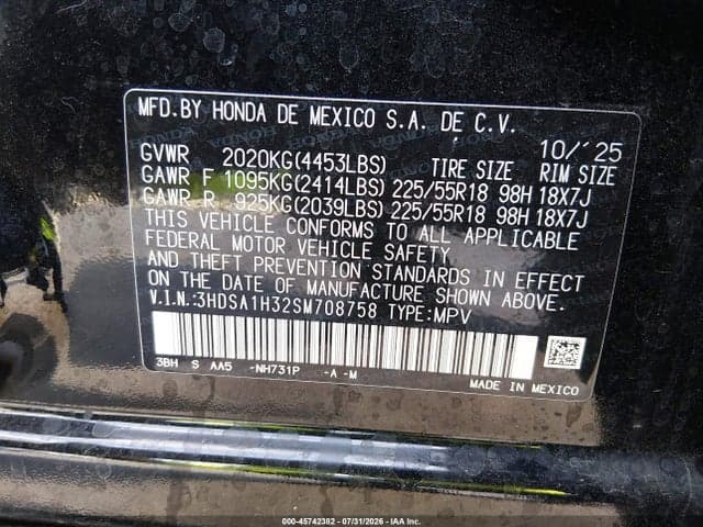 2025 ACURA ADX 9