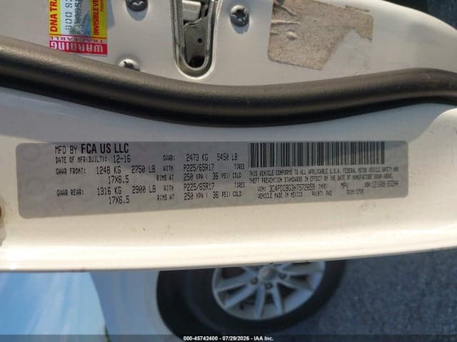 2017 DODGE JOURNEY SXT 9