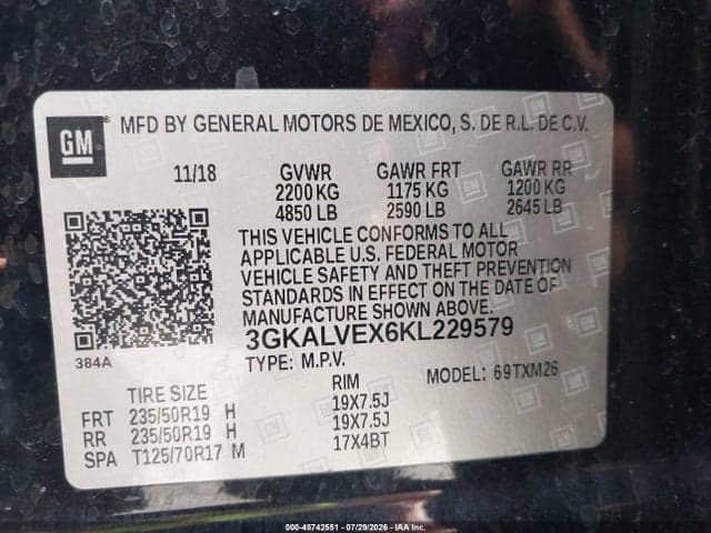 2019 GMC TERRAIN SLT 9